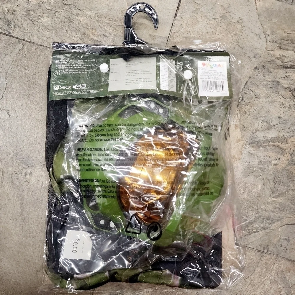 NWT Halo Master Chief Halloween Costume Cosplay Boy's Small S 4-6 Soldier New